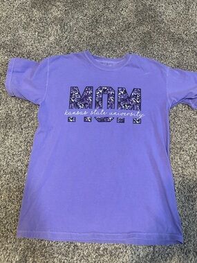 Bella Canvas Purple K-State MOM Graphic Tee